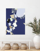 Patchwork 5 by Kyle Goderwis on GIANT ART - purple abstract