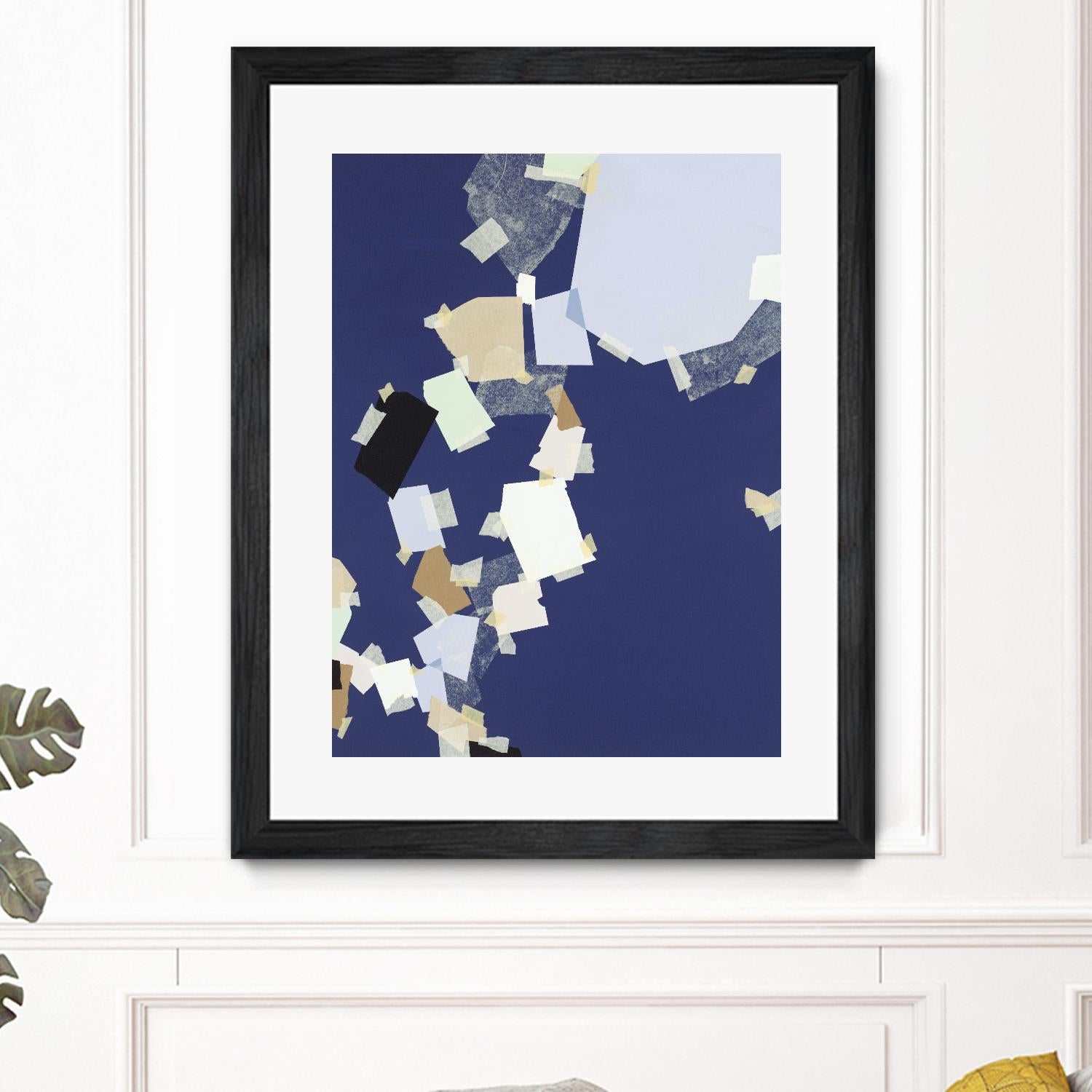 Patchwork 5 by Kyle Goderwis on GIANT ART - purple abstract