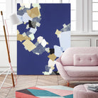 Patchwork 6 by Kyle Goderwis on GIANT ART - purple abstract