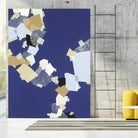 Patchwork 6 by Kyle Goderwis on GIANT ART - purple abstract