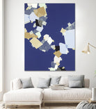 Patchwork 6 by Kyle Goderwis on GIANT ART - purple abstract