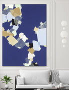 Patchwork 6 by Kyle Goderwis on GIANT ART - purple abstract