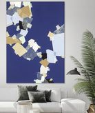 Patchwork 6 by Kyle Goderwis on GIANT ART - purple abstract