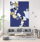 Patchwork 6 by Kyle Goderwis on GIANT ART - purple abstract