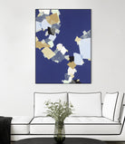 Patchwork 6 by Kyle Goderwis on GIANT ART - purple abstract