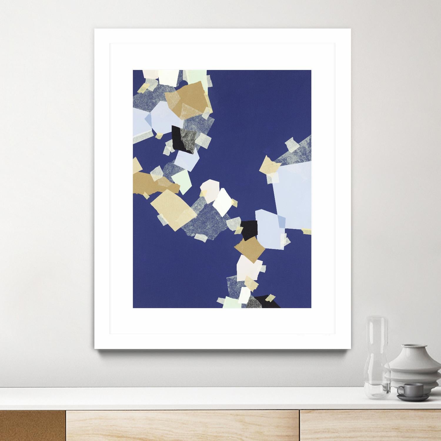 Patchwork 6 by Kyle Goderwis on GIANT ART - purple abstract