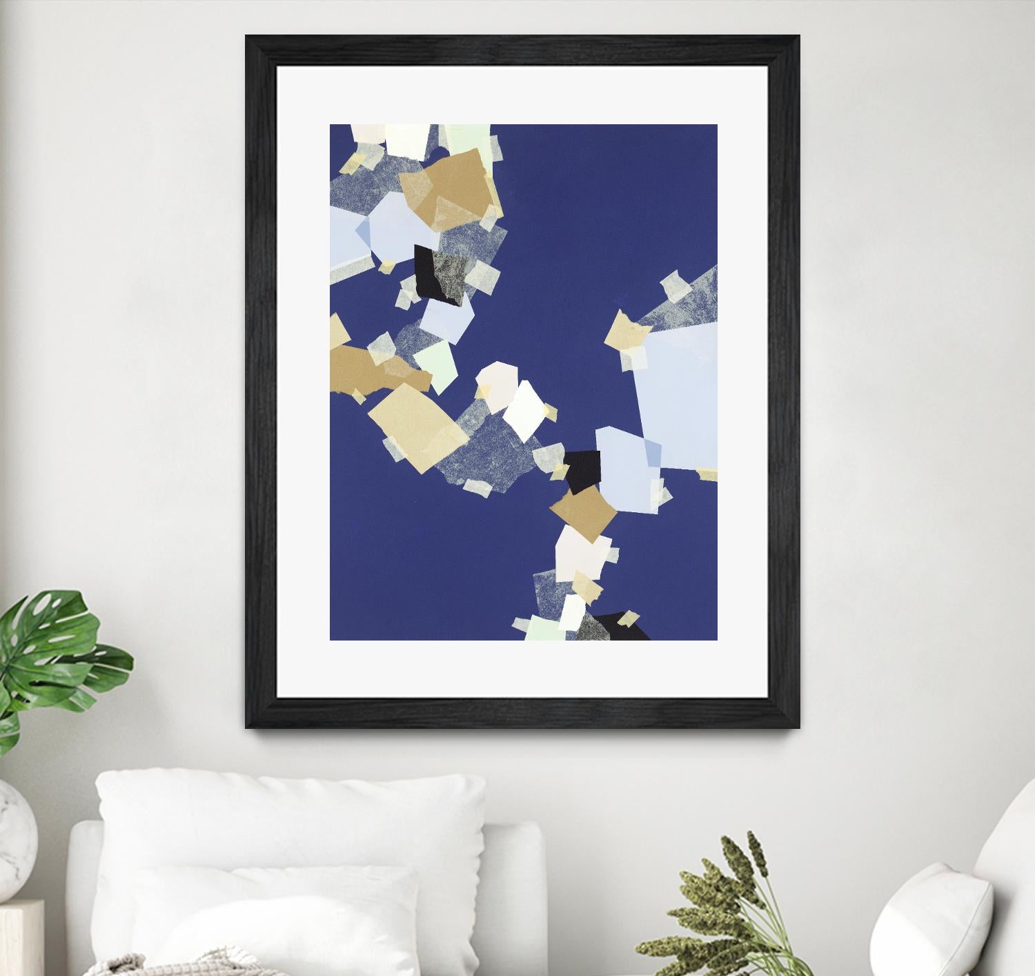 Patchwork 6 by Kyle Goderwis on GIANT ART - purple abstract