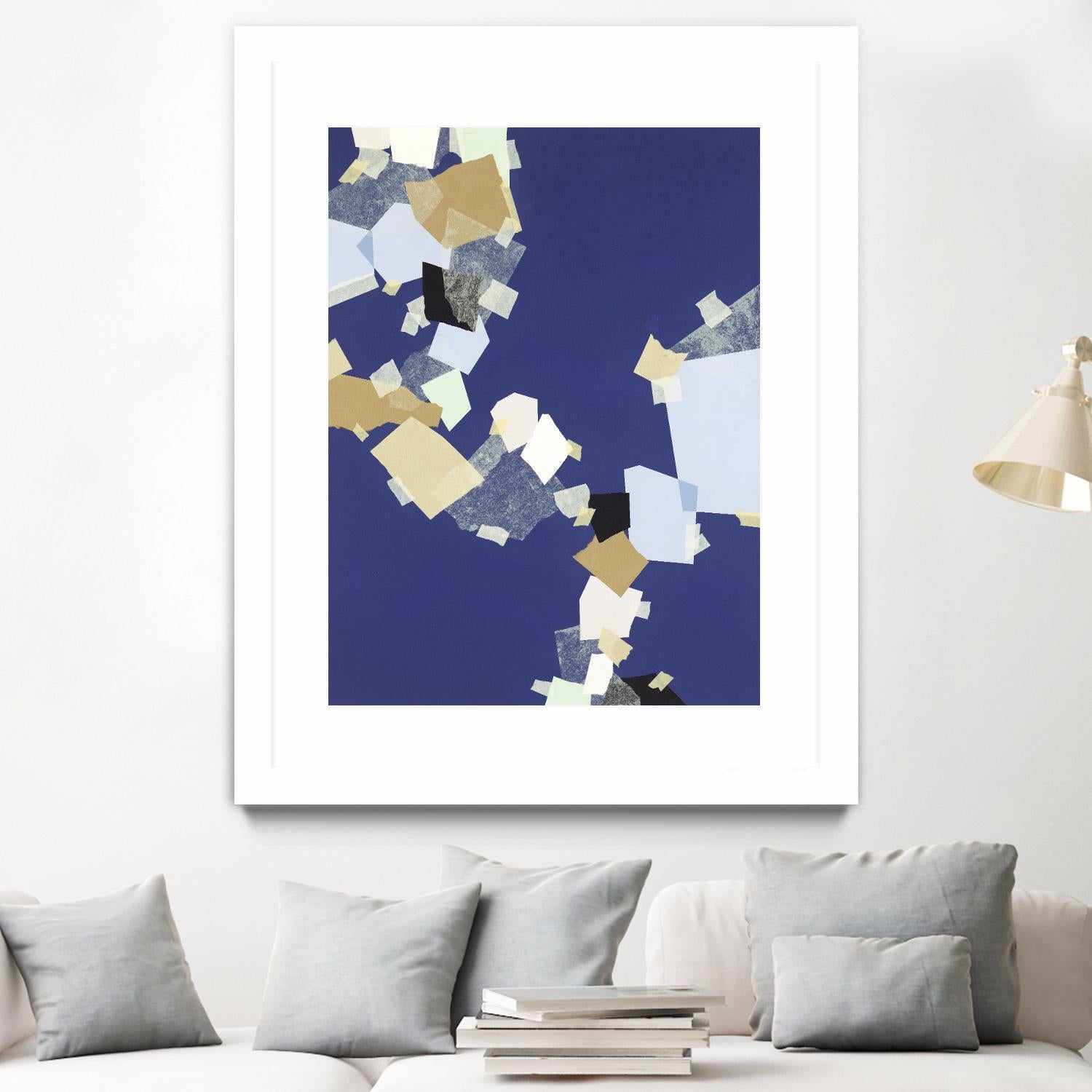 Patchwork 6 by Kyle Goderwis on GIANT ART - purple abstract