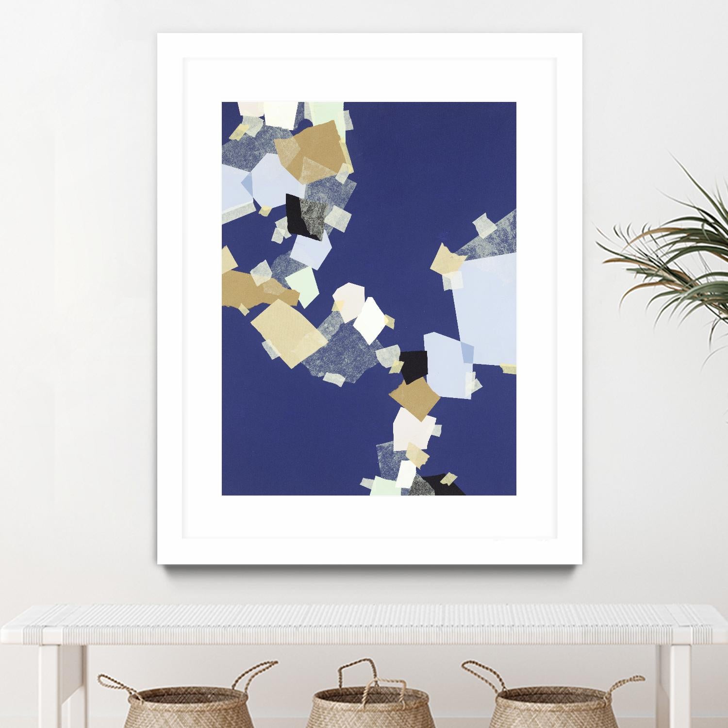 Patchwork 6 by Kyle Goderwis on GIANT ART - purple abstract