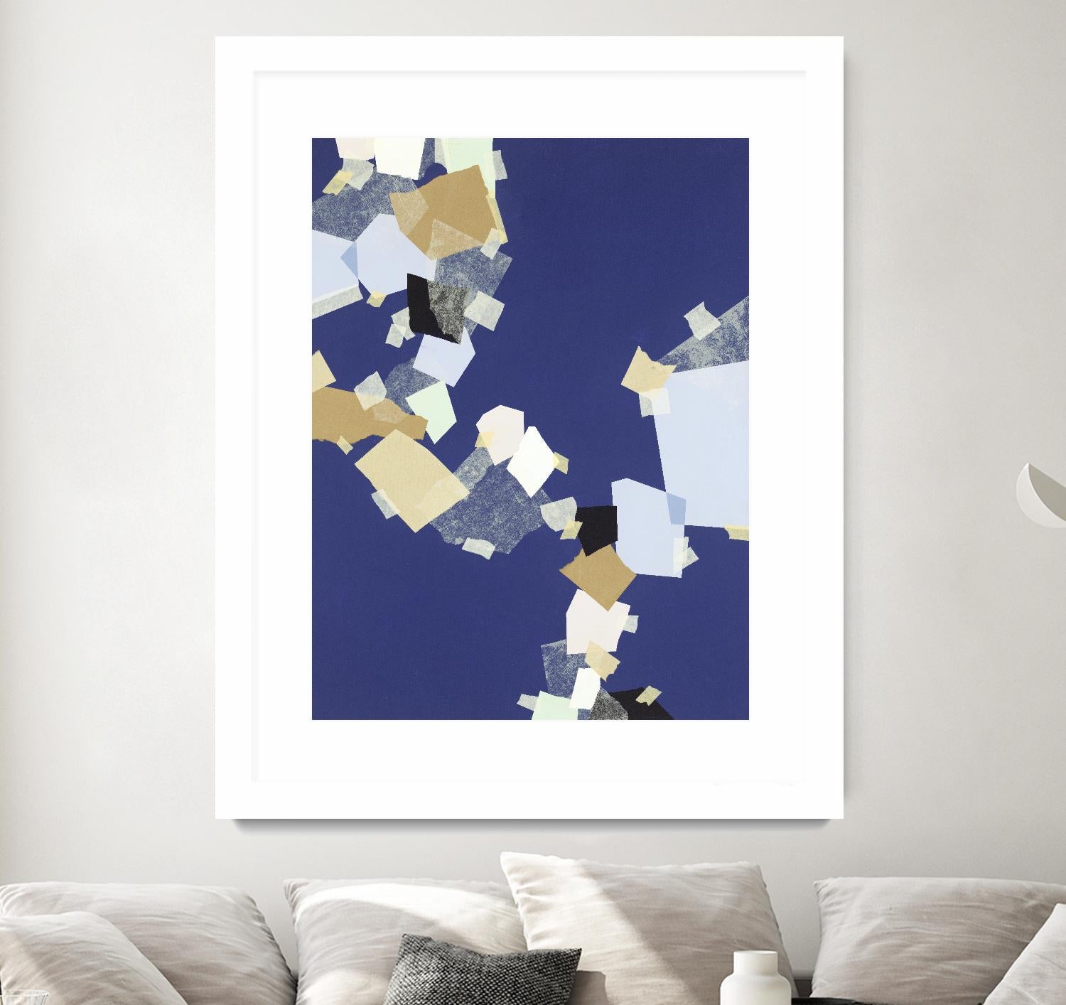 Patchwork 6 by Kyle Goderwis on GIANT ART - purple abstract