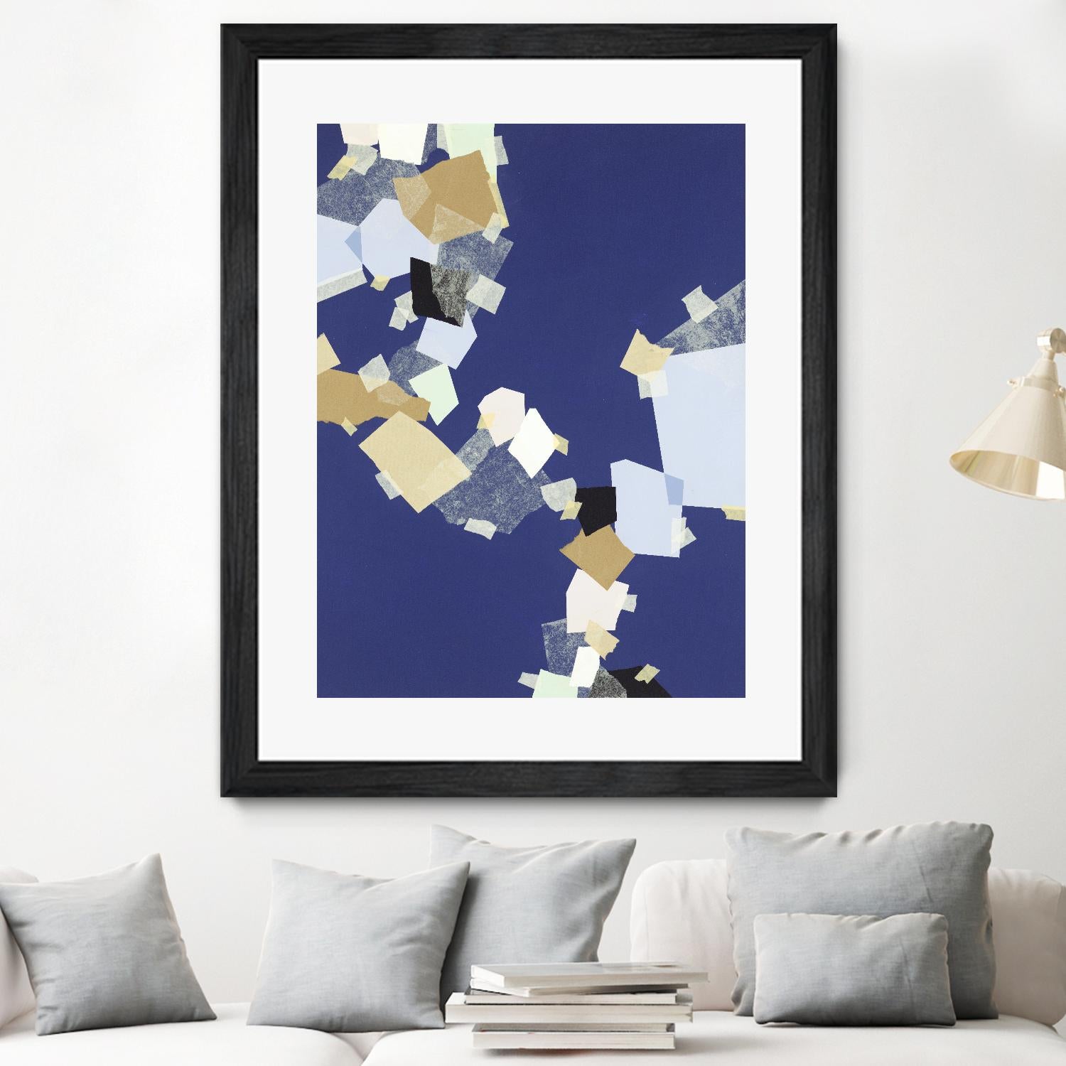 Patchwork 6 by Kyle Goderwis on GIANT ART - purple abstract