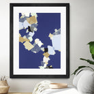 Patchwork 6 by Kyle Goderwis on GIANT ART - purple abstract