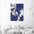 Patchwork 6 by Kyle Goderwis on GIANT ART - purple abstract