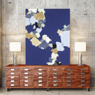 Patchwork 6 by Kyle Goderwis on GIANT ART - purple abstract