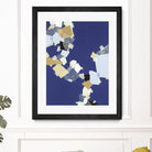 Patchwork 6 by Kyle Goderwis on GIANT ART - purple abstract