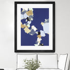 Patchwork 6 by Kyle Goderwis on GIANT ART - purple abstract