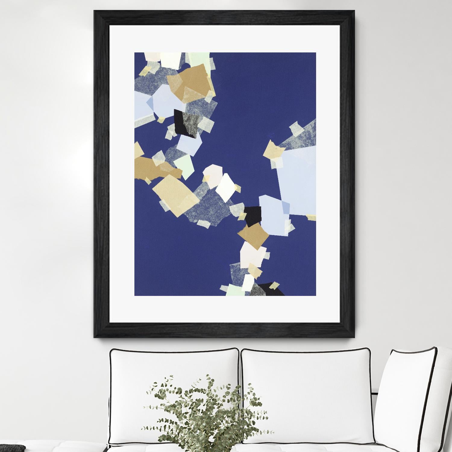 Patchwork 6 by Kyle Goderwis on GIANT ART - purple abstract