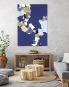 Patchwork 6 by Kyle Goderwis on GIANT ART - purple abstract