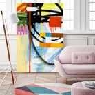 Lenticular B by Paul Ngo on GIANT ART - yellow abstract