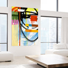 Lenticular B by Paul Ngo on GIANT ART - yellow abstract