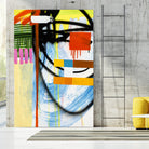 Lenticular B by Paul Ngo on GIANT ART - yellow abstract
