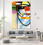Lenticular B by Paul Ngo on GIANT ART - yellow abstract
