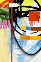 Lenticular B by Paul Ngo on GIANT ART - yellow abstract