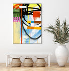 Lenticular B by Paul Ngo on GIANT ART - yellow abstract