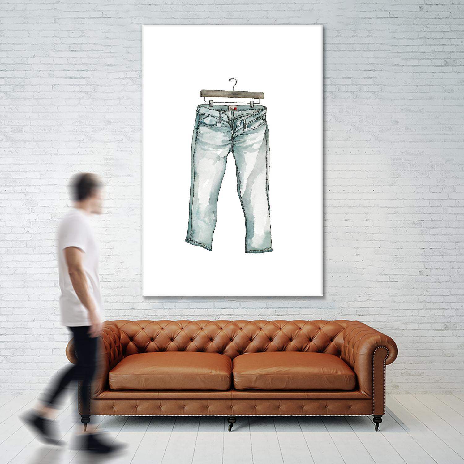 Wearables 2 by NM Studio on GIANT ART - blue figurative fashion