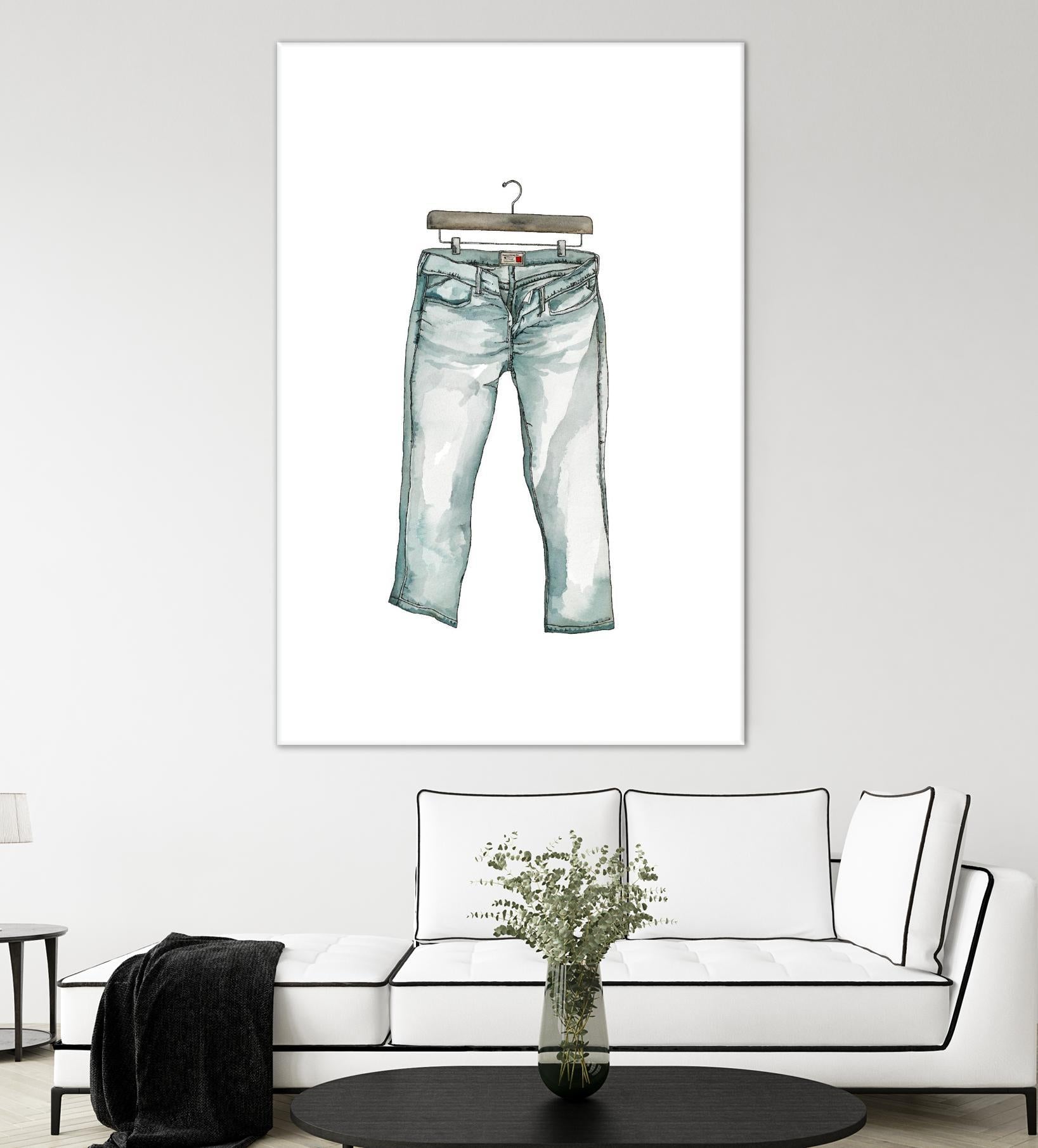 Wearables 2 by NM Studio on GIANT ART - blue figurative fashion