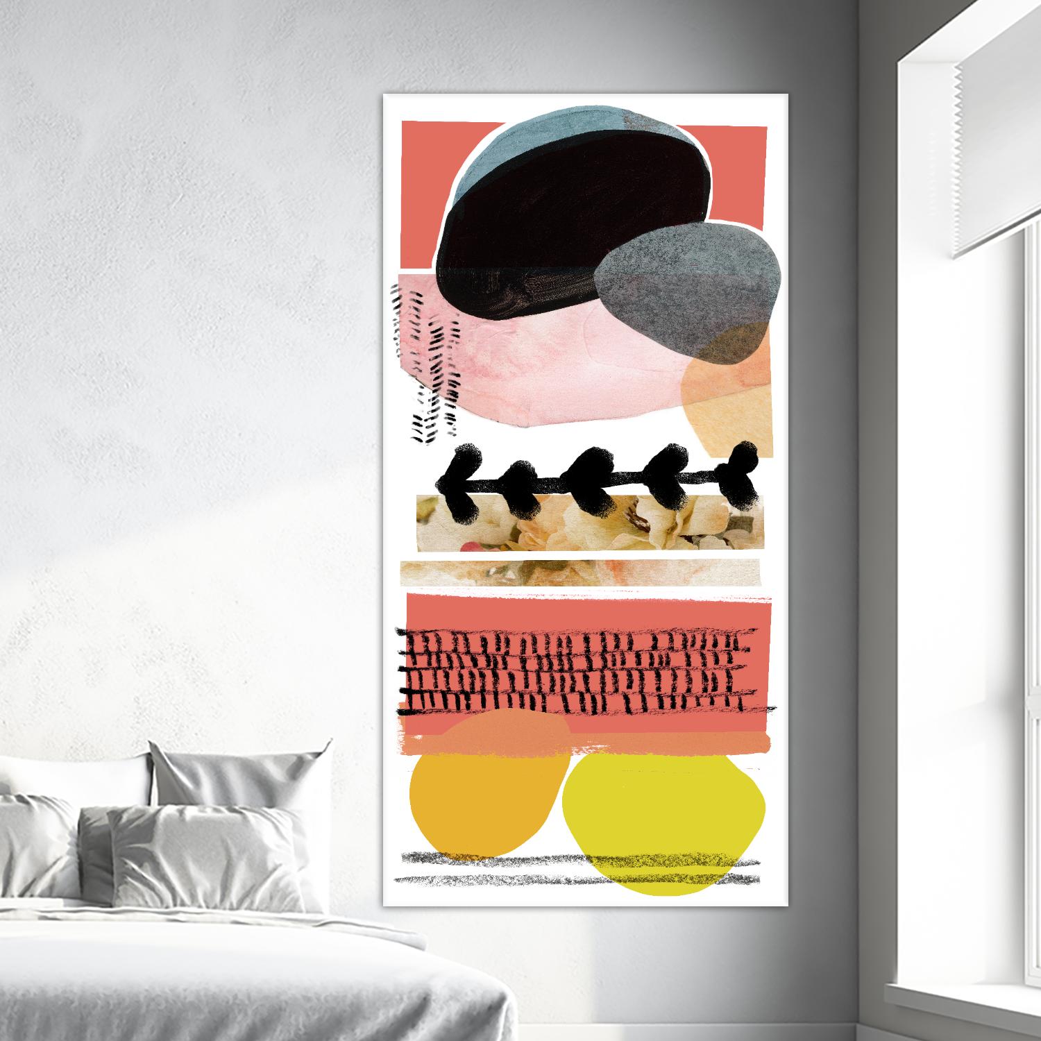 Totem Pattern E by THE Studio on GIANT ART - yellow abstract