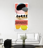 Totem Pattern E by THE Studio on GIANT ART - yellow abstract