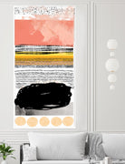 Totem Pattern F by THE Studio on GIANT ART - orange abstract