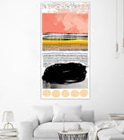 Totem Pattern F by THE Studio on GIANT ART - orange abstract