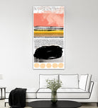 Totem Pattern F by THE Studio on GIANT ART - orange abstract