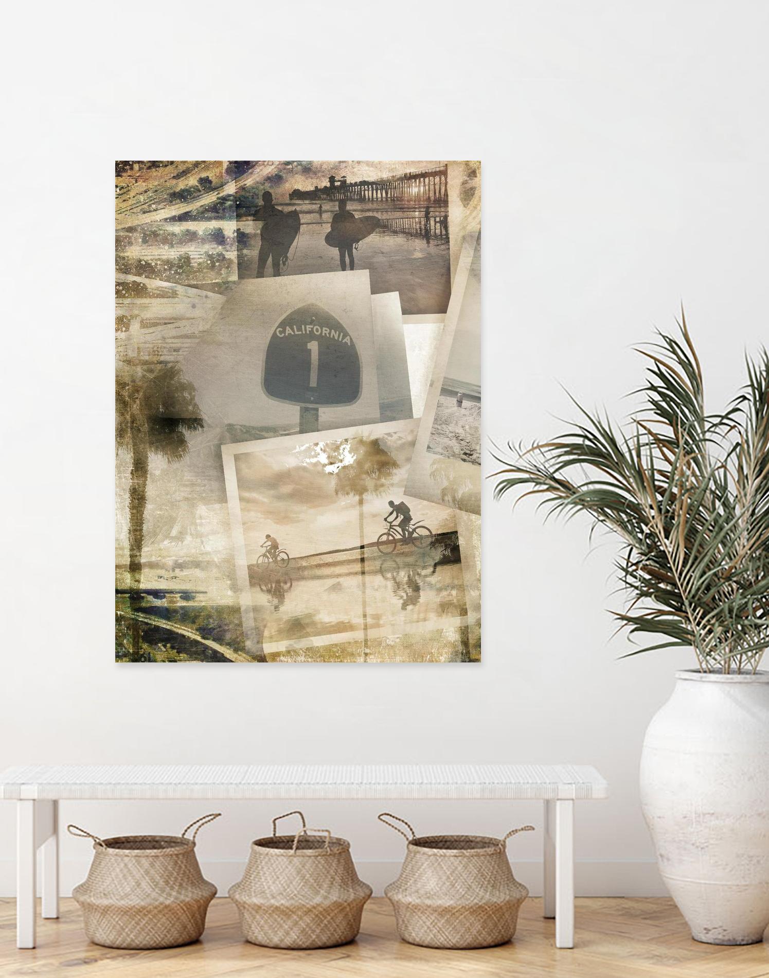 Los Angeles Polaroid C by SEA Studio on GIANT ART - beige cityscapes & streets color photography