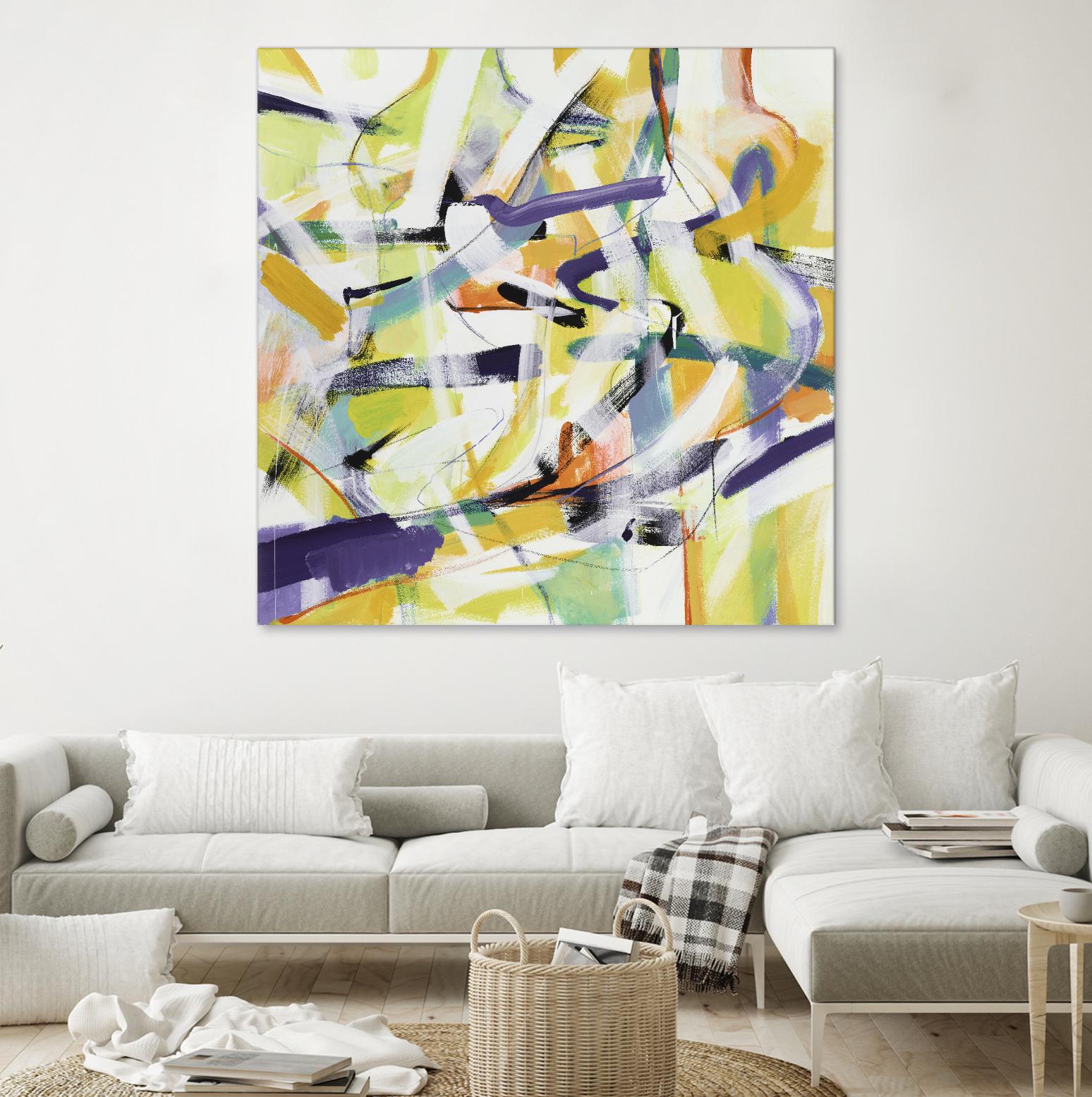 Here and There 4 - Recolor by Akiko Hiromoto on GIANT ART - purple abstract