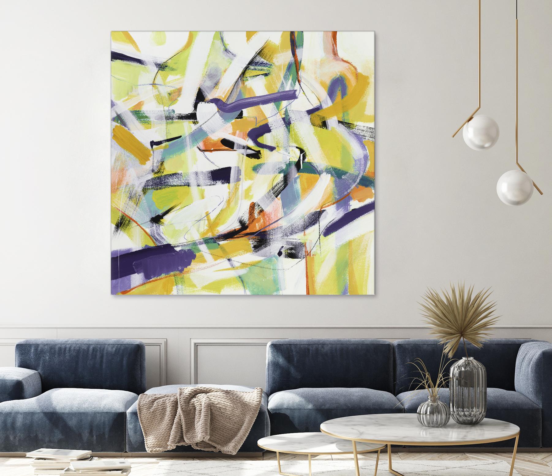 Here and There 4 - Recolor by Akiko Hiromoto on GIANT ART - purple abstract