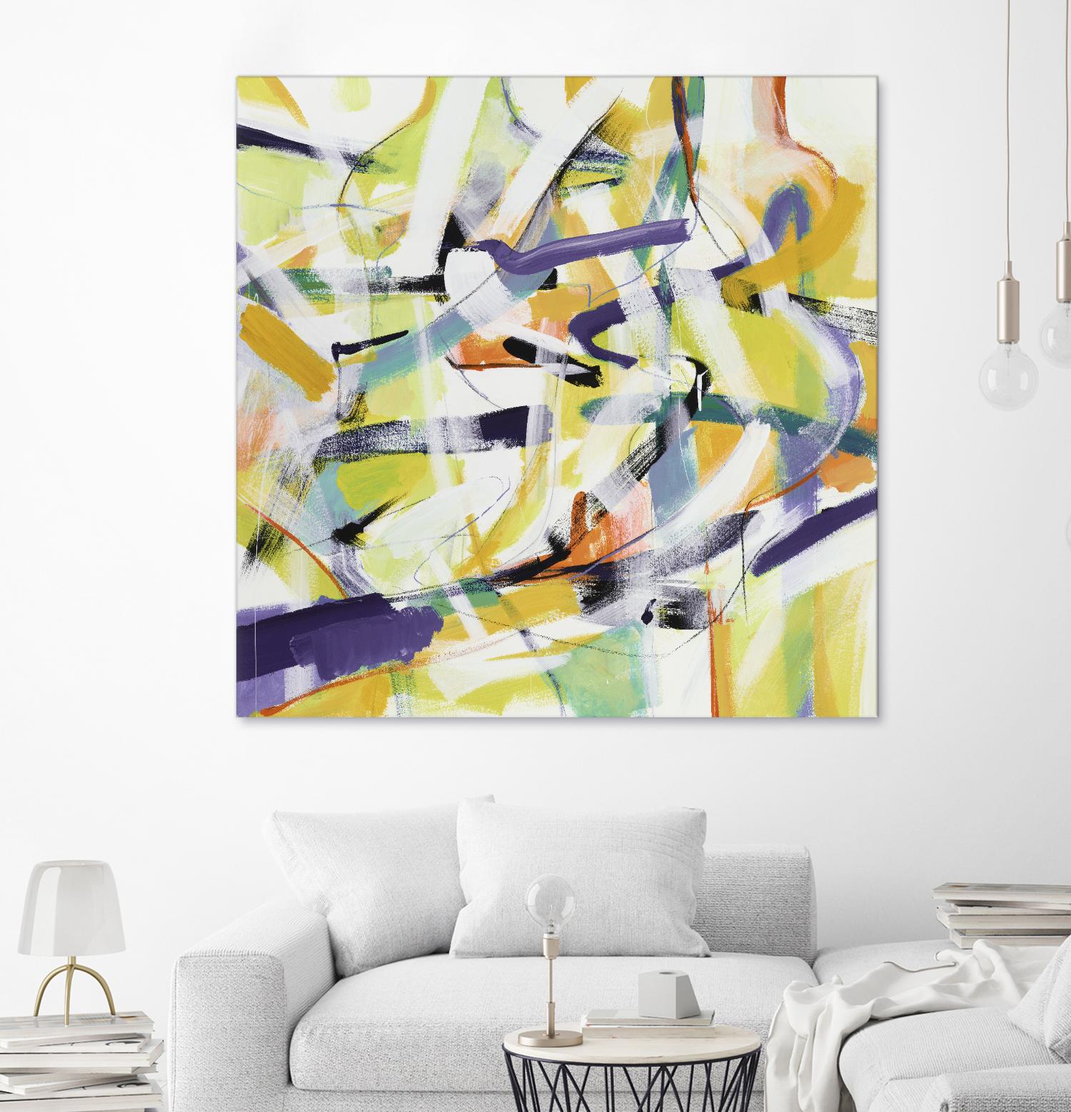 Here and There 4 - Recolor by Akiko Hiromoto on GIANT ART - purple abstract