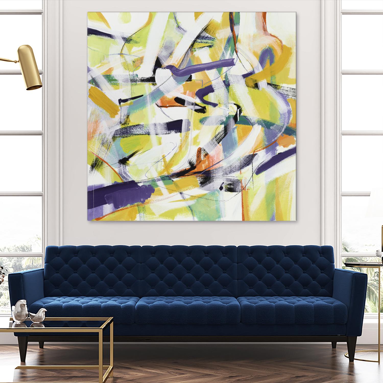 Here and There 4 - Recolor by Akiko Hiromoto on GIANT ART - purple abstract