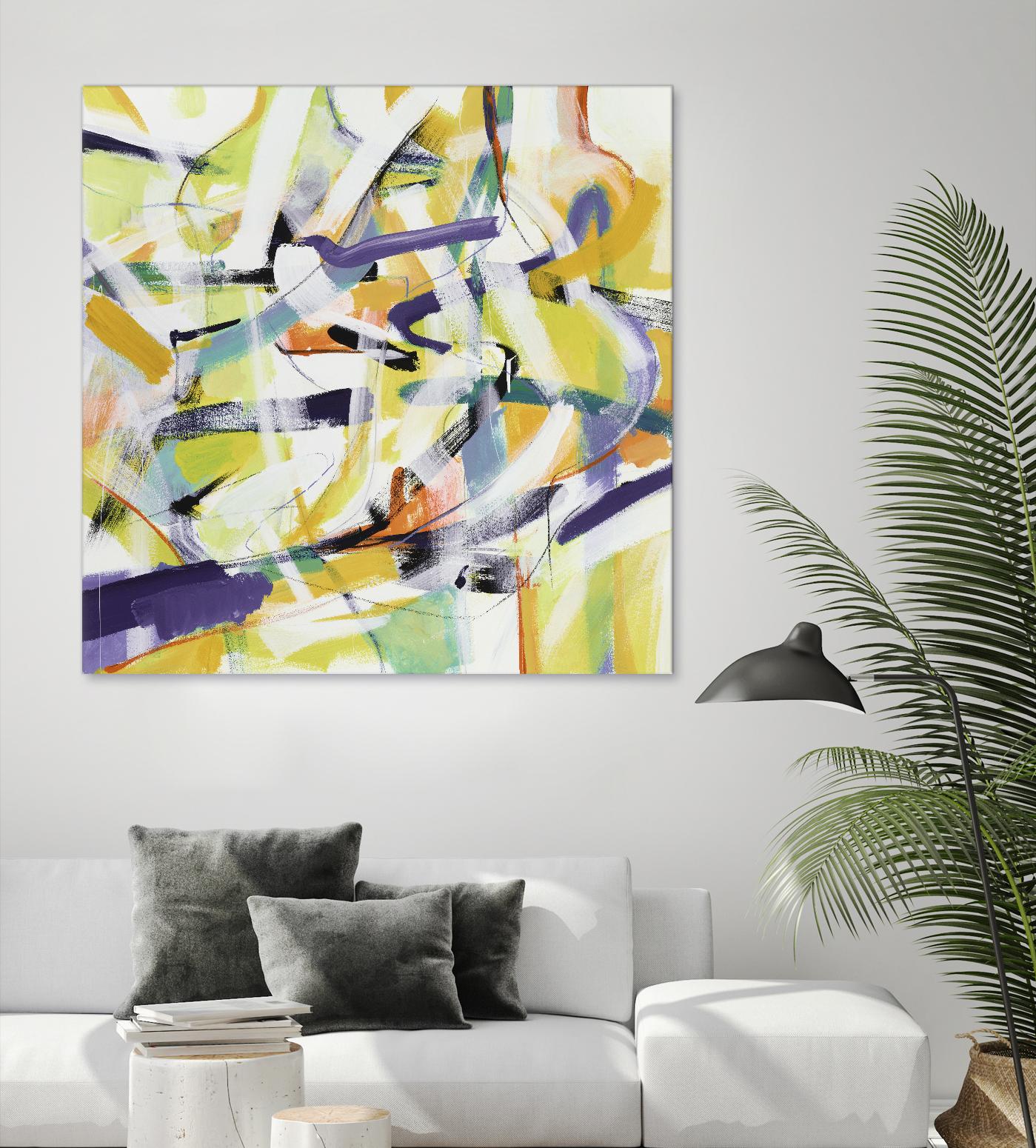 Here and There 4 - Recolor by Akiko Hiromoto on GIANT ART - purple abstract