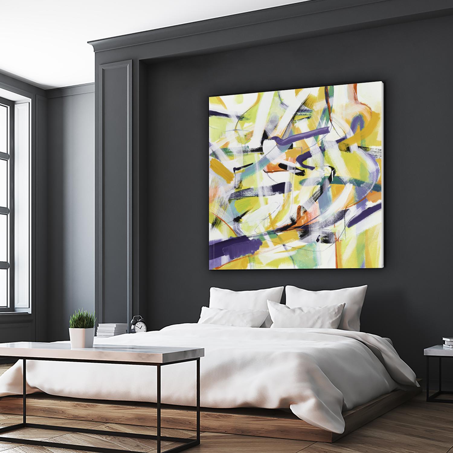 Here and There 4 - Recolor by Akiko Hiromoto on GIANT ART - purple abstract