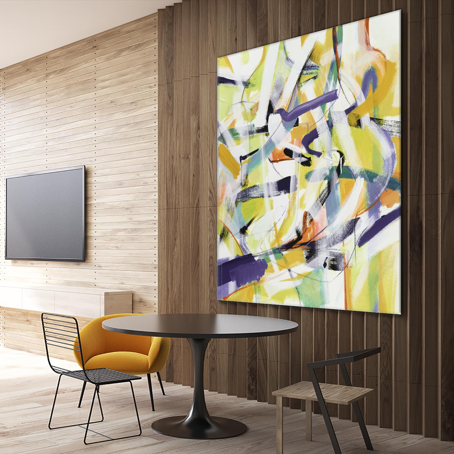 Here and There 4 - Recolor by Akiko Hiromoto on GIANT ART - purple abstract