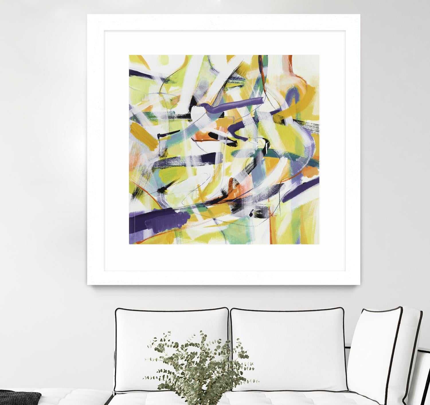 Here and There 4 - Recolor by Akiko Hiromoto on GIANT ART - purple abstract