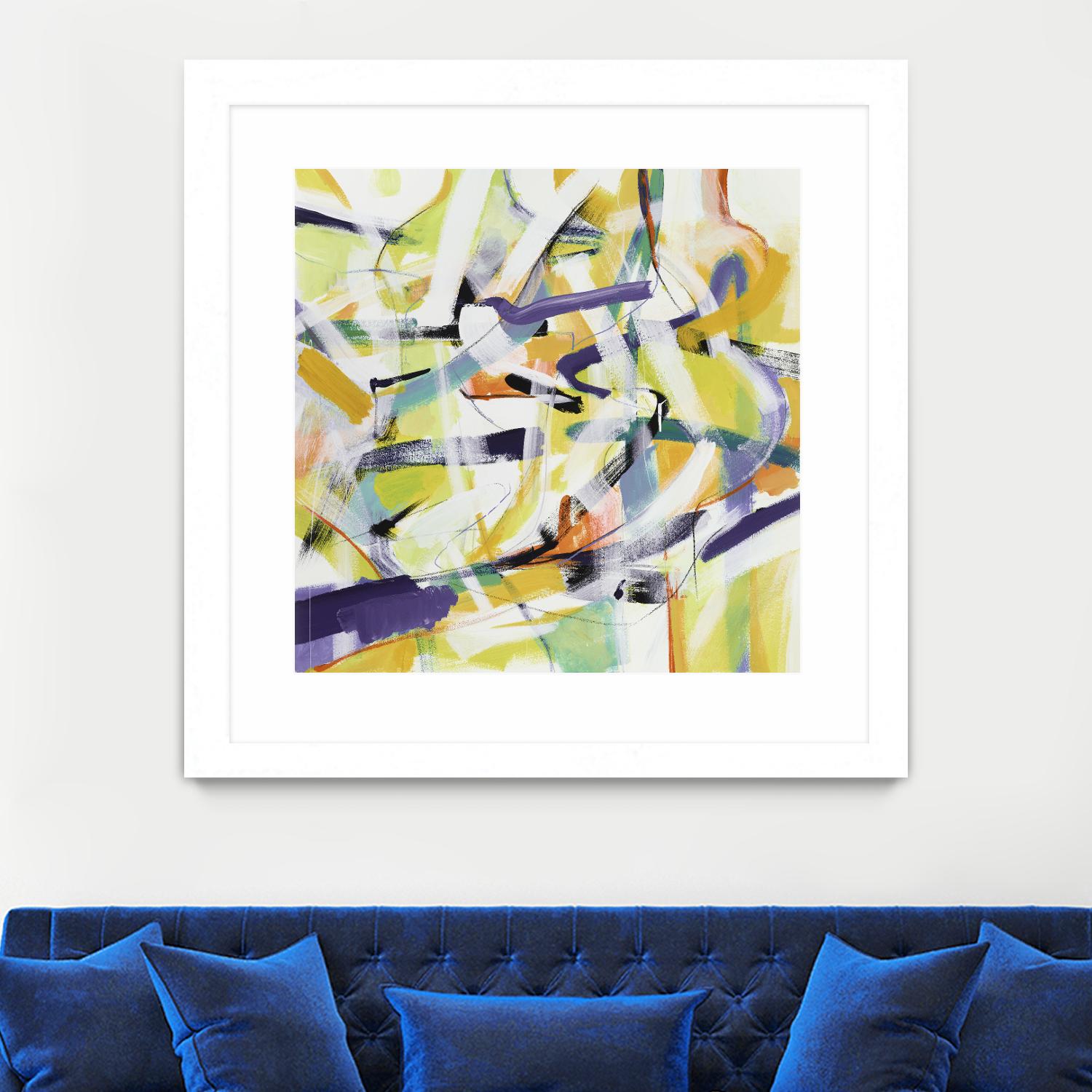 Here and There 4 - Recolor by Akiko Hiromoto on GIANT ART - purple abstract