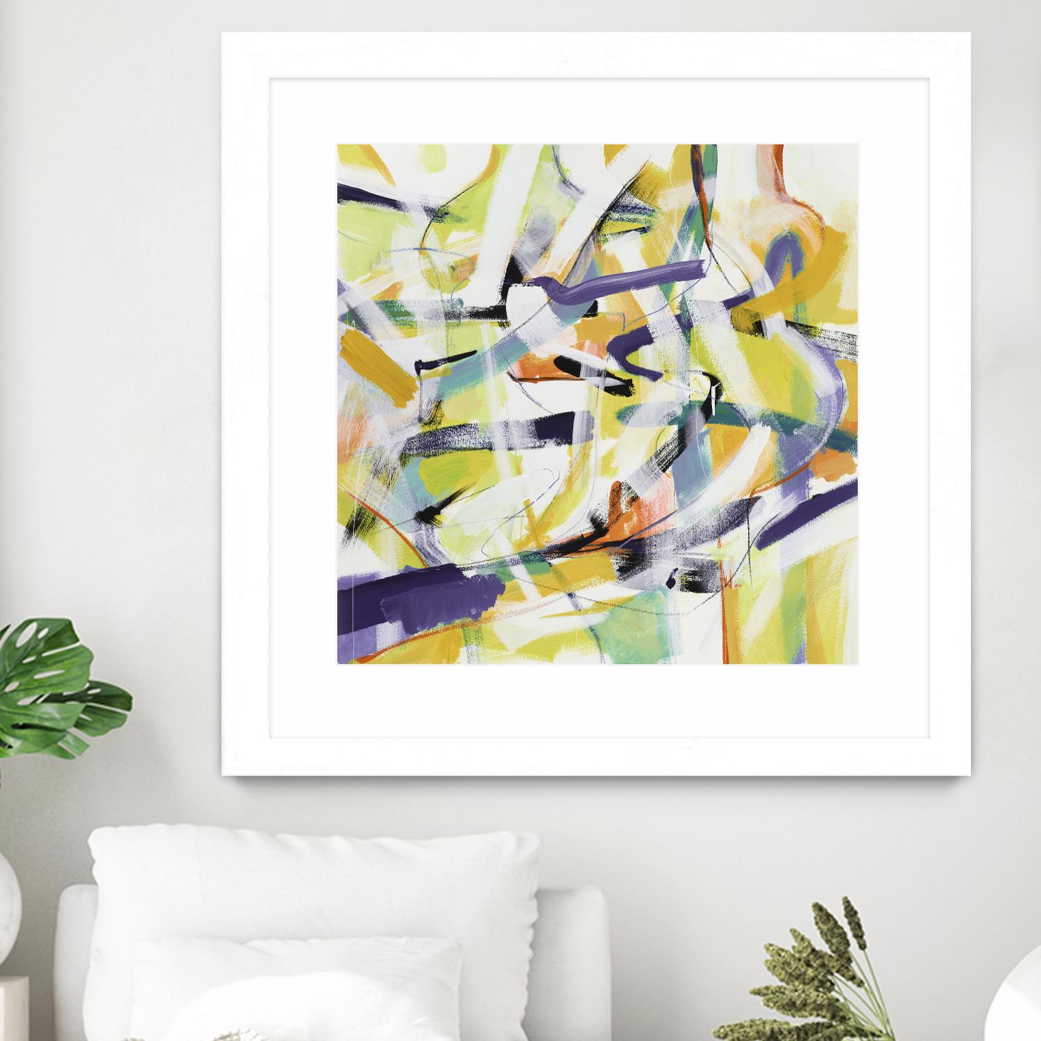 Here and There 4 - Recolor by Akiko Hiromoto on GIANT ART - purple abstract