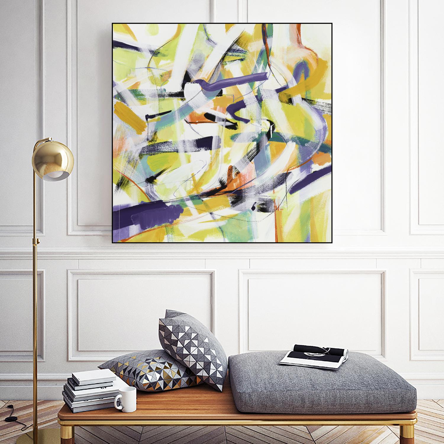 Here and There 4 - Recolor by Akiko Hiromoto on GIANT ART - purple abstract