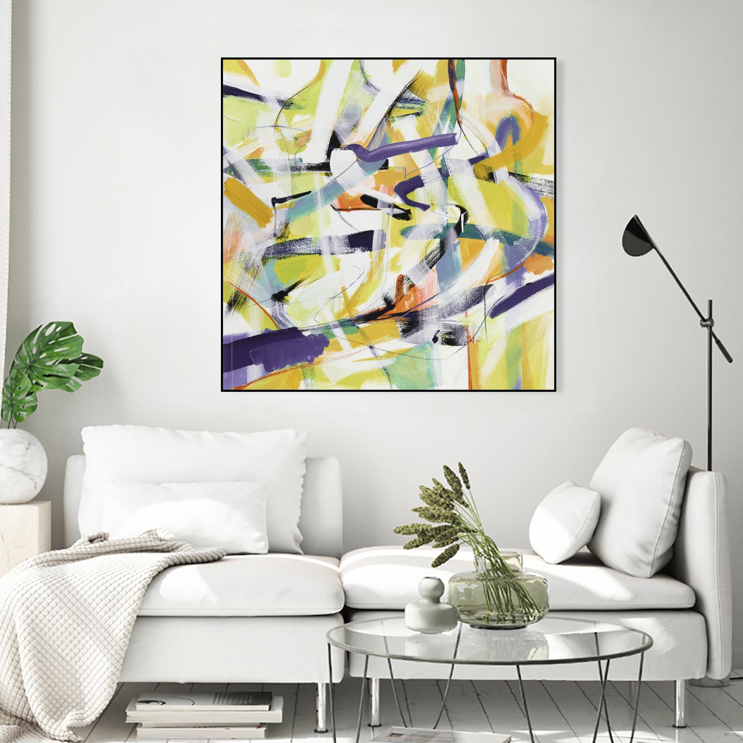 Here and There 4 - Recolor by Akiko Hiromoto on GIANT ART - purple abstract