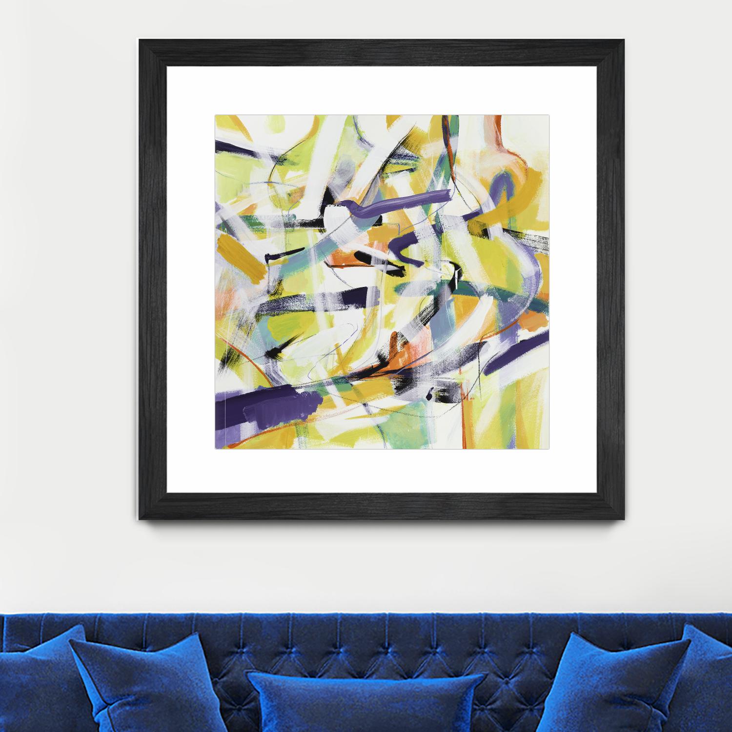 Here and There 4 - Recolor by Akiko Hiromoto on GIANT ART - purple abstract