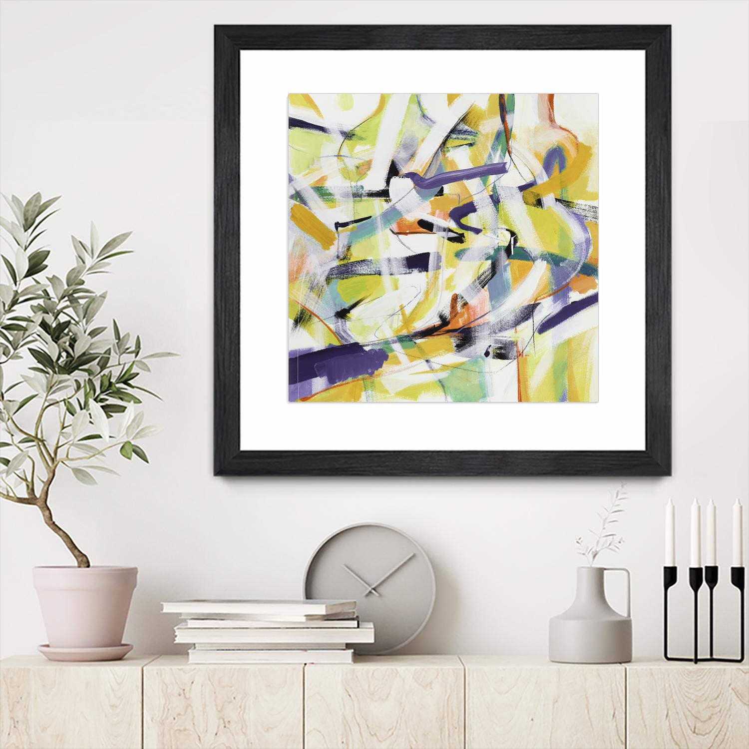 Here and There 4 - Recolor by Akiko Hiromoto on GIANT ART - purple abstract